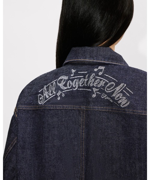KENZO(ケンゾー)の「'KENZO Winter Holidays' トラッカー ジャケット イン ジャパニーズ デニム(デニムジャケット・レディース・ブルー系その他7・SMALL)」の1枚目の写真