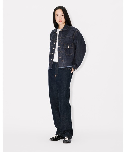 KENZO(ケンゾー)の「'KENZO Winter Holidays' トラッカー ジャケット イン ジャパニーズ デニム(デニムジャケット・レディース・ブルー系その他7・SMALL)」の6枚目の写真