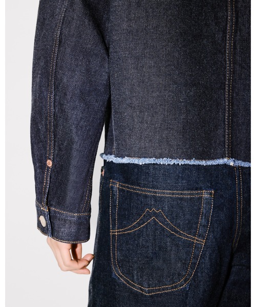 KENZO(ケンゾー)の「'KENZO Winter Holidays' トラッカー ジャケット イン ジャパニーズ デニム(デニムジャケット・レディース・ブルー系その他7・SMALL)」の3枚目の写真