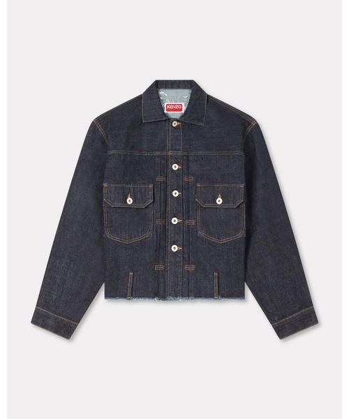 KENZO(ケンゾー)の「'KENZO Winter Holidays' トラッカー ジャケット イン ジャパニーズ デニム(デニムジャケット・レディース・ブルー系その他7・SMALL)」の7枚目の写真