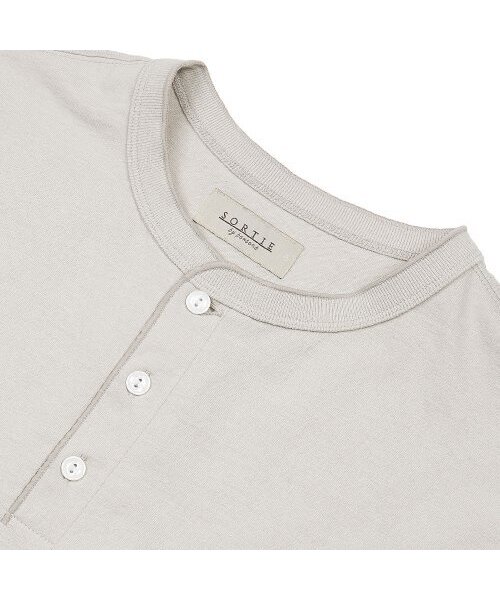 sortie（ソルティ）の「Utility Henly neck T-Shirts (Oatmeal)（Tシャツ/カットソー・メンズ・その他・LARGE/MEDIUM/X-LARGE）」の3枚目の写真