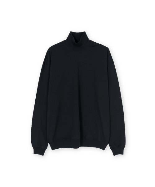 BROWNYARD(ブラウンヤード)の「記者コットンタートルネック、ブラック(Tシャツ/カットソー・メンズ・その他・3/4/5/6)」の1枚目の写真