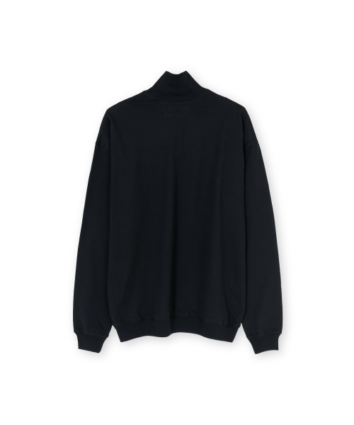 BROWNYARD(ブラウンヤード)の「記者コットンタートルネック、ブラック(Tシャツ/カットソー・メンズ・その他・3/4/5/6)」の2枚目の写真