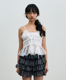 ARI（アリ）の「GENIE SLEEVELESS TOP / WHITE（シャツ/ブラウス）」