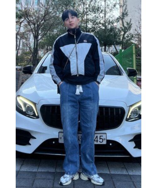 SEARCH410(サーチ410)の「シェイプコンビウィンドブレーカー ブラック(ナイロンジャケット・メンズ・その他・LARGE/MEDIUM)」の4枚目の写真