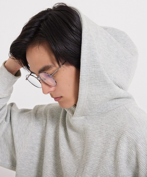 coca（coca）（コカ）の「ブロックジャカードプルパーカー（パーカー・メンズ・ブラック/ライトグレー・L/M/XL）」の12枚目の写真