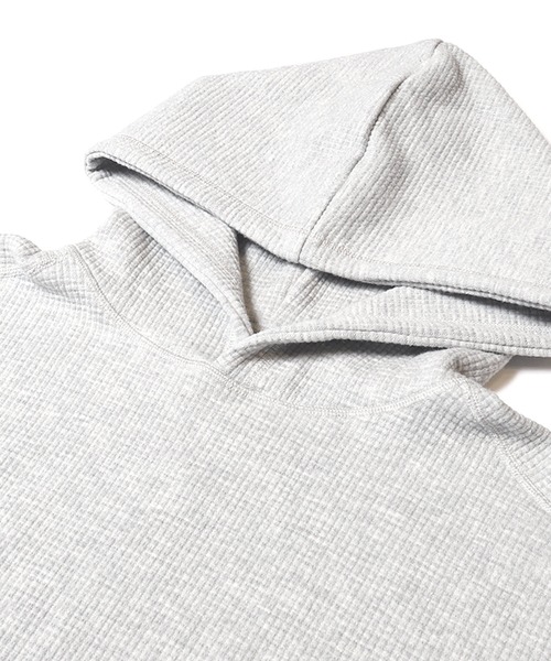 coca（coca）（コカ）の「ブロックジャカードプルパーカー（パーカー・メンズ・ブラック/ライトグレー・L/M/XL）」の3枚目の写真