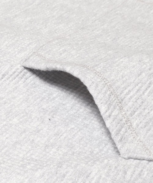 coca（coca）（コカ）の「ブロックジャカードプルパーカー（パーカー・メンズ・ブラック/ライトグレー・L/M/XL）」の4枚目の写真