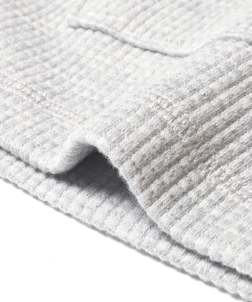 coca（coca）（コカ）の「ブロックジャカードプルパーカー（パーカー・メンズ・ブラック/ライトグレー・L/M/XL）」の5枚目の写真