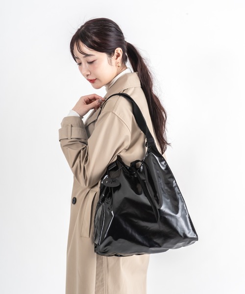 Jack Gomme（ジャックゴム）の「【JACK GOMME】ショルダーバッグ　トートバッグ　LESAC Sac cabas（ショルダーバッグ・レディース・アイボリー/インディゴブルー/モカ/シルバー/ブラック・FREE）」の22枚目の写真