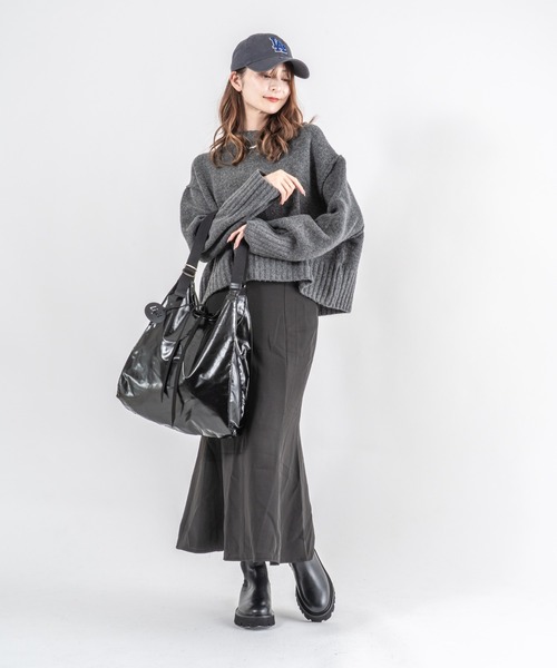 Jack Gomme（ジャックゴム）の「【JACK GOMME】ショルダーバッグ　トートバッグ　LESAC Sac cabas（ショルダーバッグ・レディース・アイボリー/インディゴブルー/モカ/シルバー/ブラック・FREE）」の6枚目の写真