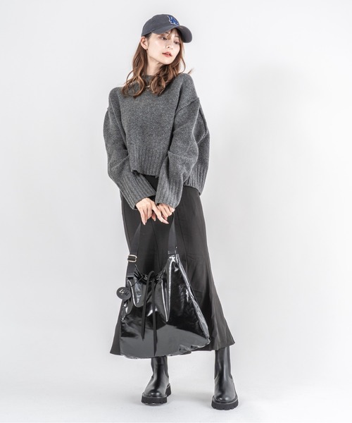 Jack Gomme（ジャックゴム）の「【JACK GOMME】ショルダーバッグ　トートバッグ　LESAC Sac cabas（ショルダーバッグ・レディース・アイボリー/インディゴブルー/モカ/シルバー/ブラック・FREE）」の7枚目の写真