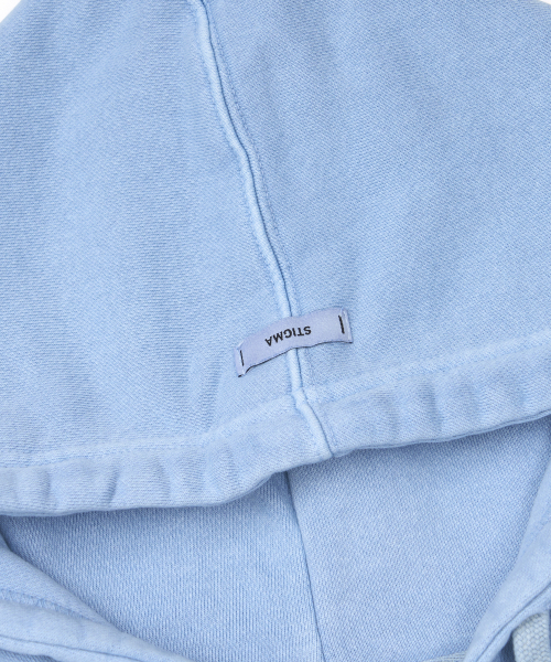 STIGMA(スティグマ)の「Applique STGM Pigment Washed Oversized Zip-up Hoodie Sky Blue(パーカー・メンズ・その他・MEDIUM/LARGE/X-LARGE)」の3枚目の写真