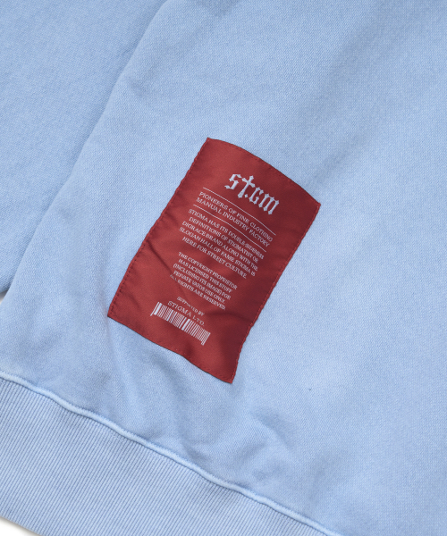 STIGMA(スティグマ)の「Applique STGM Pigment Washed Oversized Zip-up Hoodie Sky Blue(パーカー・メンズ・その他・MEDIUM/LARGE/X-LARGE)」の8枚目の写真