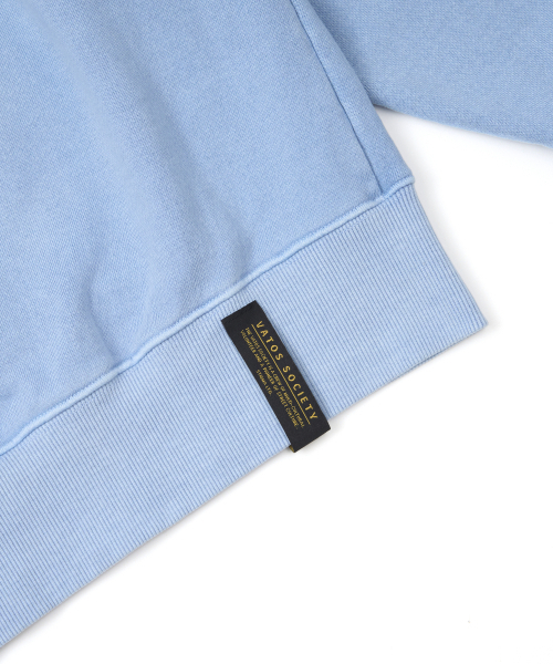 STIGMA(スティグマ)の「Applique STGM Pigment Washed Oversized Zip-up Hoodie Sky Blue(パーカー・メンズ・その他・MEDIUM/LARGE/X-LARGE)」の9枚目の写真