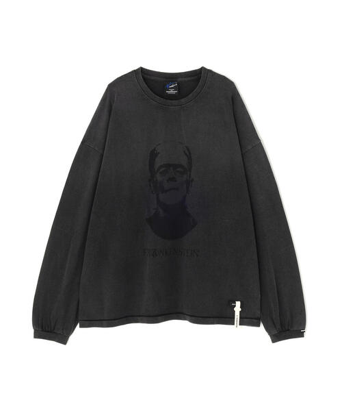 ADAM PATEK（アダムパテック）の「ADAMPATEK/アダムパテック/Frankenstein portrait long sleeve（Tシャツ/カットソー・レディース・ブラック・2）」の8枚目の写真
