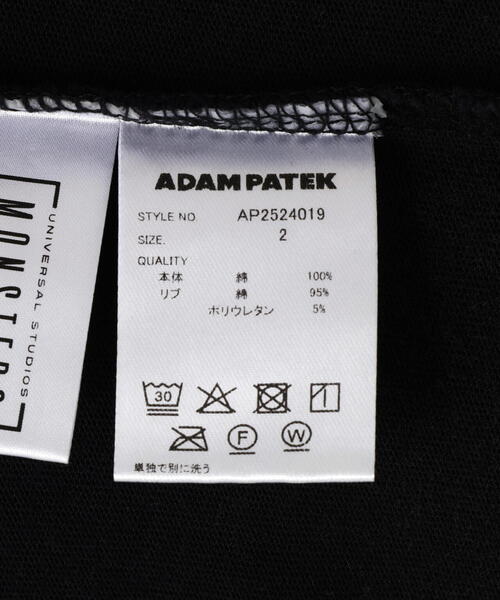 ADAM PATEK（アダムパテック）の「ADAMPATEK/アダムパテック/Frankenstein portrait long sleeve（Tシャツ/カットソー・レディース・ブラック・2）」の14枚目の写真