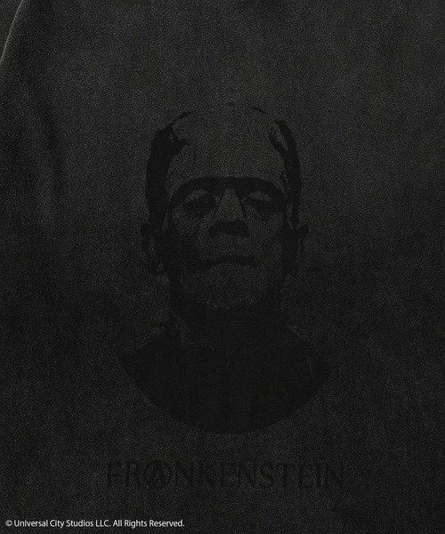 ADAM PATEK（アダムパテック）の「ADAMPATEK/アダムパテック/Frankenstein portrait long sleeve（Tシャツ/カットソー・レディース・ブラック・2）」の3枚目の写真