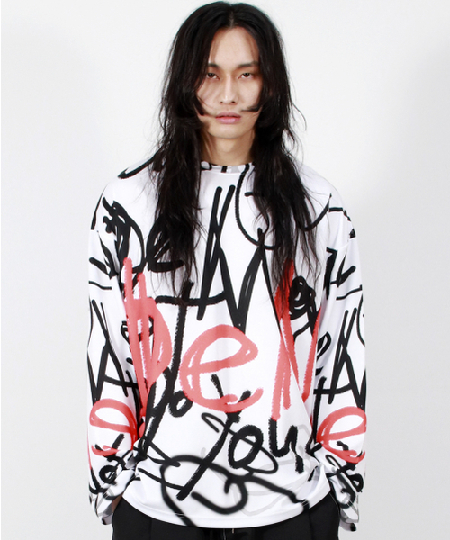 DEMARC(ドゥマーク)の「M STREET GRAFFITI OVERSIZED LONG-SLEEVE T-SHIRT(Tシャツ/カットソー・メンズ・その他・MEDIUM/LARGE)」の5枚目の写真