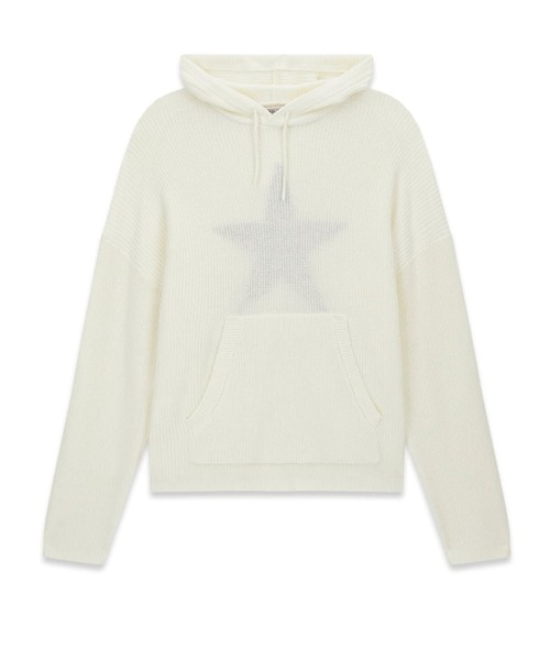 GUESS JEANS Long Sleeves Star Hoodie Sweater ニットトップス