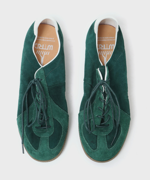 WETHEROAD（ウィーザロード）の「WTRD3124 Arthur Suede Washing German Army Sneakers Green（スニーカー・メンズ・グリーン・24cm/25cm/26cm/27cm/28cm/29cm）」の2枚目の写真