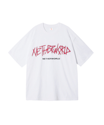 PAINT THE RED TEE WHITE