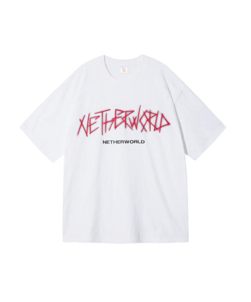 NETHERWORLD（ネザーワールド）の「PAINT THE RED TEE WHITE（Tシャツ/カットソー・メンズ・その他・LARGE/X-LARGE）」の2枚目の写真