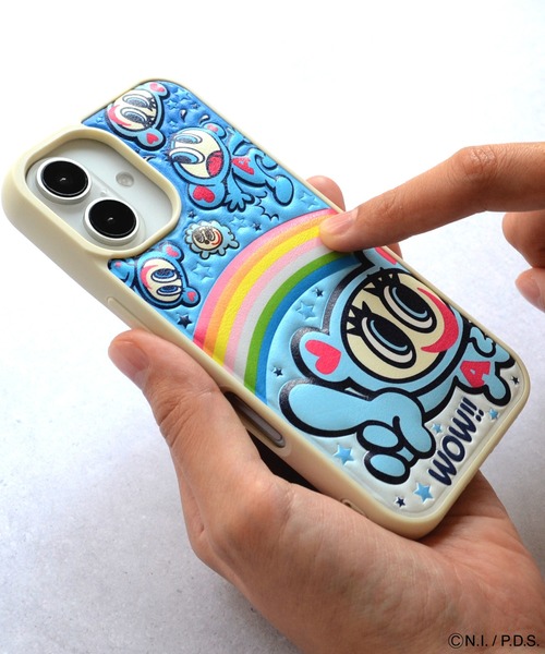 ANGEL BLUE（エンジェルブルー）の「iPhone17 ケース iPhone16 iPhone15 14 13 ケース エンジェルブルー「ぷくぷく背面ケース」 ナカムラくん（スマホケース/カバー・レディース・ブルー系その他・iPhone 16/iPhone 13/14/15/iPhone 17）」の7枚目の写真