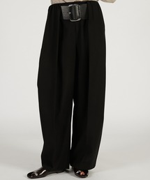 PRANK PROJECT | 【Pre-Order】ハイウエストベルトタックパンツ / High-Waist Belted Tuck Pants(スラックス)
