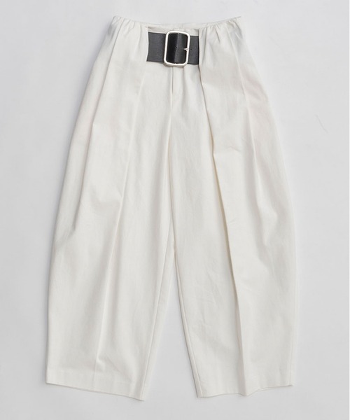 PRANK PROJECT（プランクプロジェクト）の「【2026Spring Pre-Order】ハイウエストベルトタックパンツ / High-Waist Belted Tuck Pants（スラックス・レディース・ブラック/アイボリー/カーキ・34/36/38）」の17枚目の写真