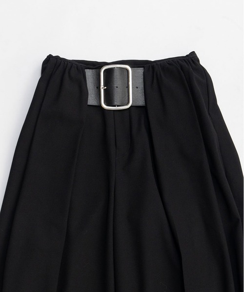 PRANK PROJECT（プランクプロジェクト）の「【2026Spring Pre-Order】ハイウエストベルトタックパンツ / High-Waist Belted Tuck Pants（スラックス・レディース・ブラック/アイボリー/カーキ・34/36/38）」の20枚目の写真