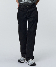 INTERSECTION（インターセッション）の「Straight fit velvet denim pants（デニムパンツ）」
