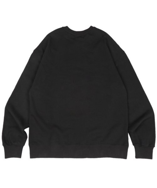 Monkey Flower(モンキーフラワー)の「共用ロゴ刺繍ルーズフィットスウェットシャツ/SS2WMT02U BLACK(スウェット・メンズ・その他・FREE)」の2枚目の写真