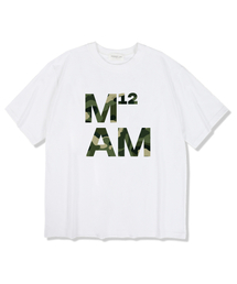 MAM12カモ 半袖Tシャツ ホワイト