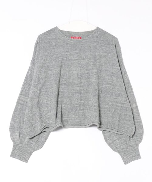 チャイハネ（チャイハネ）の「【チャイハネ】ペイズリーコットンニットトップス（ニット/セーター・レディース・マスタード/グレー/ブラック/ナチュラル・FREE）」の2枚目の写真