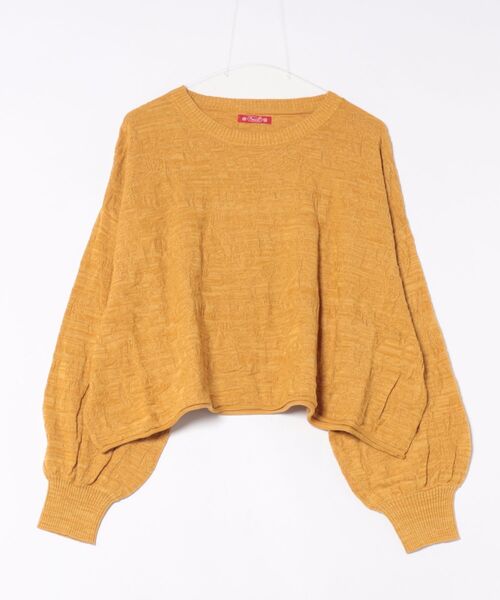 チャイハネ（チャイハネ）の「【チャイハネ】ペイズリーコットンニットトップス（ニット/セーター・レディース・マスタード/グレー/ブラック/ナチュラル・FREE）」の4枚目の写真