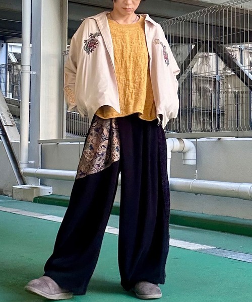 チャイハネ（チャイハネ）の「【チャイハネ】ペイズリーコットンニットトップス（ニット/セーター・レディース・マスタード/グレー/ブラック/ナチュラル・FREE）」の9枚目の写真