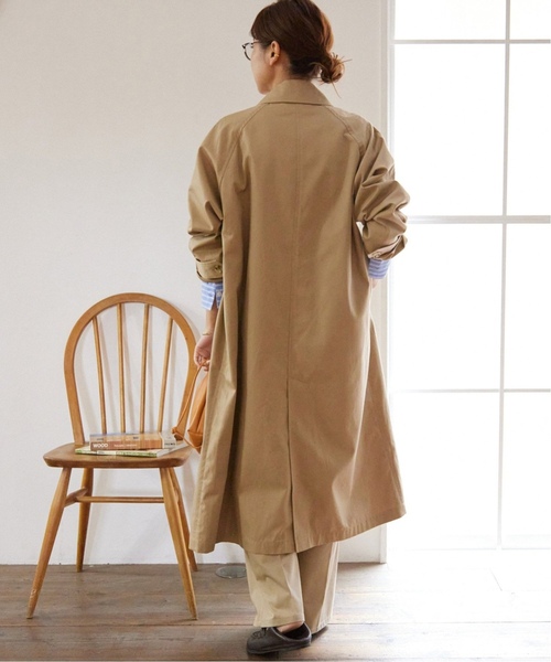 追加》スーピマコットンステンカラーコート（ステンカラーコート