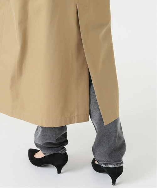 JOURNAL STANDARD relume（ジャーナルスタンダード　レリューム）の「《追加》スーピマコットンステンカラーコート（ステンカラーコート・レディース・ベージュ/ネイビー・38/36）」の12枚目の写真