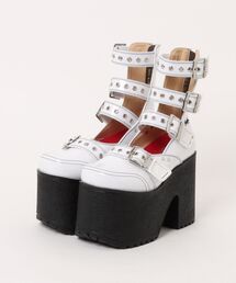 「YOSUKE/ヨースケ」厚底ベルティッドショートブーツ