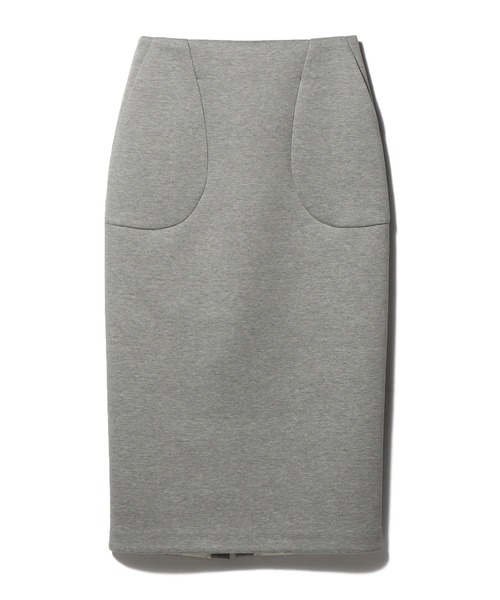 ESTNATION(エストネーション)の「ESSENCEOFLUXURY / カードボード ペンシルスカート(スカート・レディース・グレー/ブラック・38/36)」の1枚目の写真