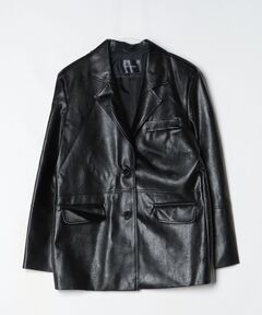 ブランド古着】ホースレザー シングルカーコート（ブルゾン）｜CALEE