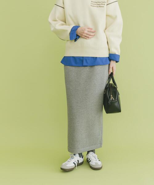 ITEMS URBANRESEARCH（アイテムズ アーバンリサーチ）の「ダンボールタイトスカート（スカート・レディース・ブラック/グレー/ブラウン・FREE）」の5枚目の写真