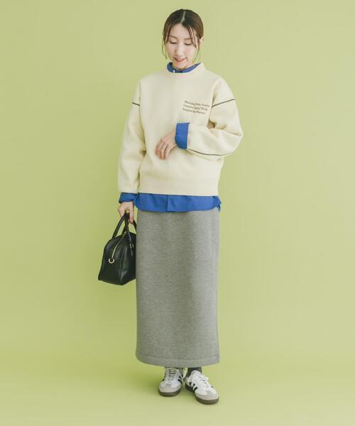 ITEMS URBANRESEARCH（アイテムズ アーバンリサーチ）の「ダンボールタイトスカート（スカート・レディース・ブラック/グレー/ブラウン・FREE）」の7枚目の写真