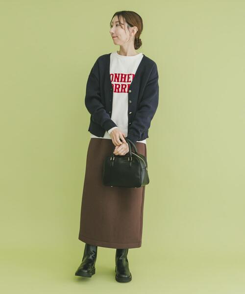 ITEMS URBANRESEARCH（アイテムズ アーバンリサーチ）の「ダンボールタイトスカート（スカート・レディース・ブラック/グレー/ブラウン・FREE）」の16枚目の写真