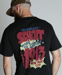 schott（ショット）の「Schott/ショット/FLYER T-SHIRT/フライヤー Tシャツ（Tシャツ/カットソー）」