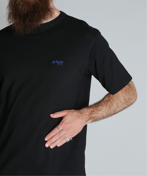 Schott（ショット）の「Schott/ショット/FLYER T-SHIRT/フライヤー Tシャツ（Tシャツ/カットソー・メンズ・ダークグリーン/ブラック/ホワイト・2XL/XL/L/M）」の13枚目の写真