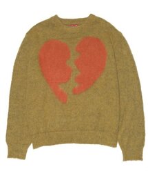 Broken Heart Knit - GREEN