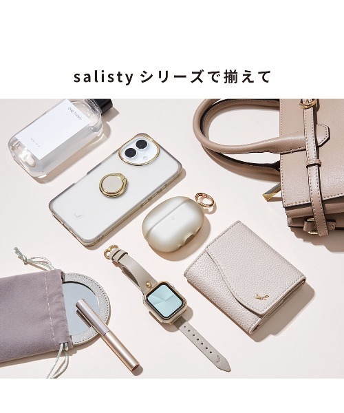 salisty(サリスティ)の「AirPods Pro(第2/1世代) 専用 salisty(サリスティ) クリアカラー 耐衝撃 ケース(ヘッドフォン/イヤホン・レディース・グレイッシュベージュ/クリア/クリアブラック・B)」の15枚目の写真