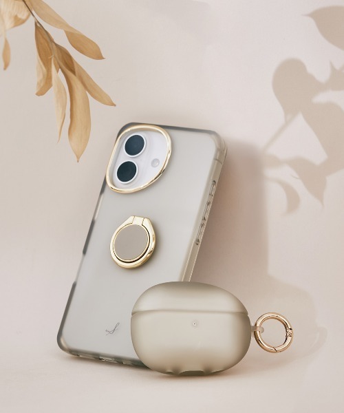 salisty(サリスティ)の「AirPods Pro(第2/1世代) 専用 salisty(サリスティ) クリアカラー 耐衝撃 ケース(ヘッドフォン/イヤホン・レディース・グレイッシュベージュ/クリア/クリアブラック・B)」の8枚目の写真